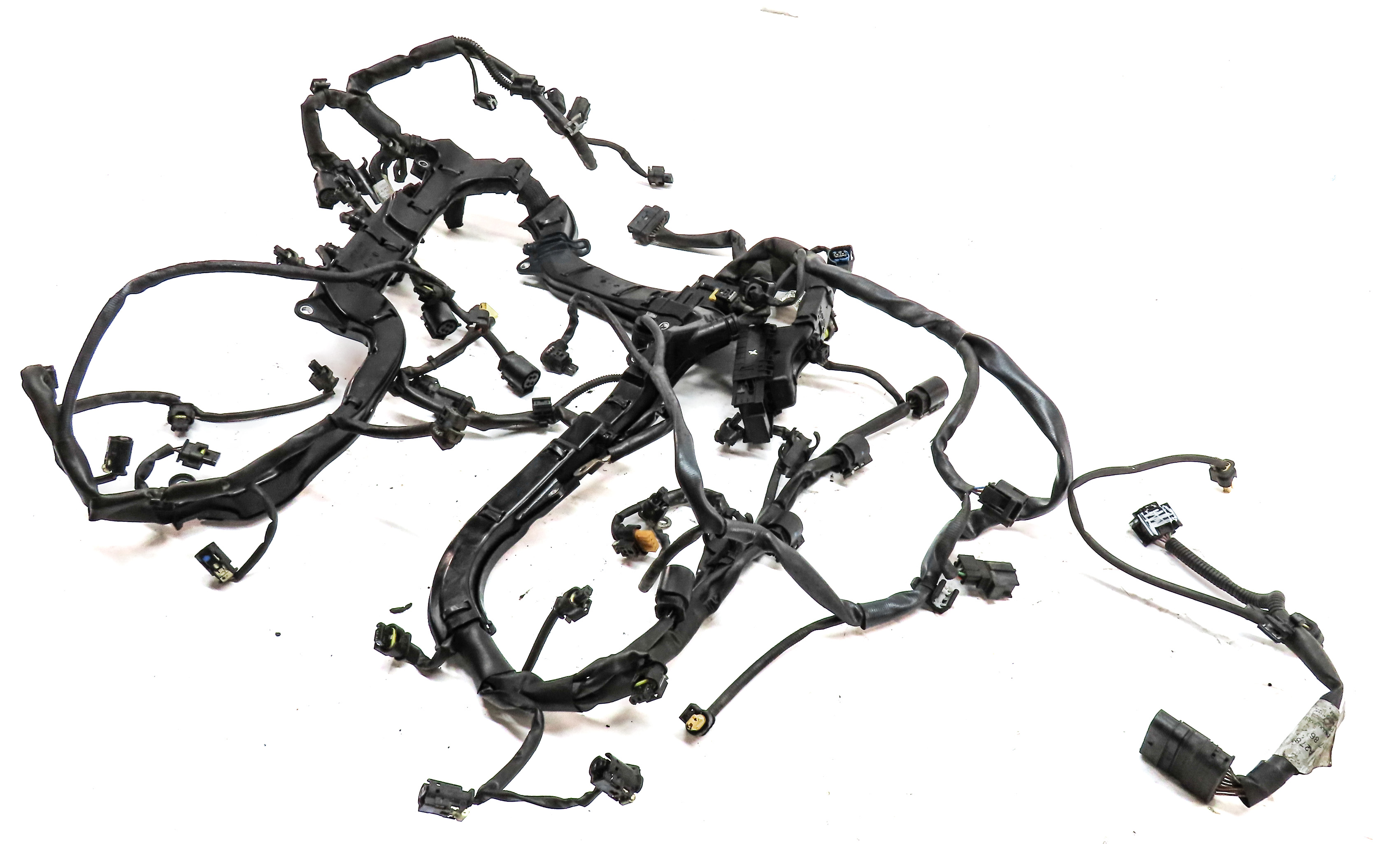 2014 MERCEDES GL450 (X166) 4.6L TWIN TURBO ENGINE WIRE WIRING HARNESS LOOM — exact item pictured